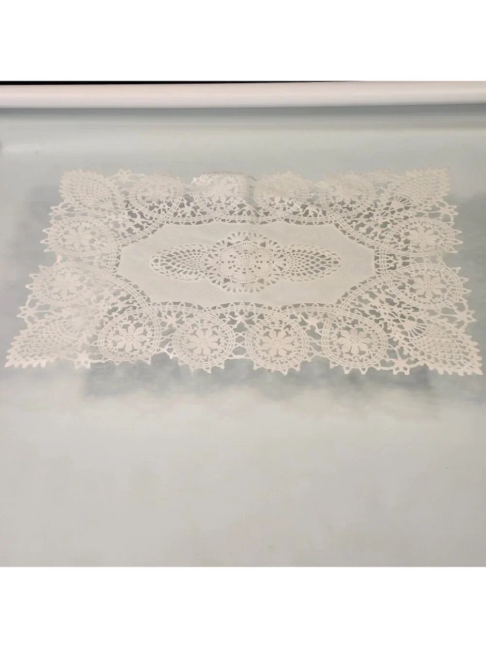 Vintage Vinyl Lace 4 Placemats And 4 Coasters French Farmhouse Aesthetic